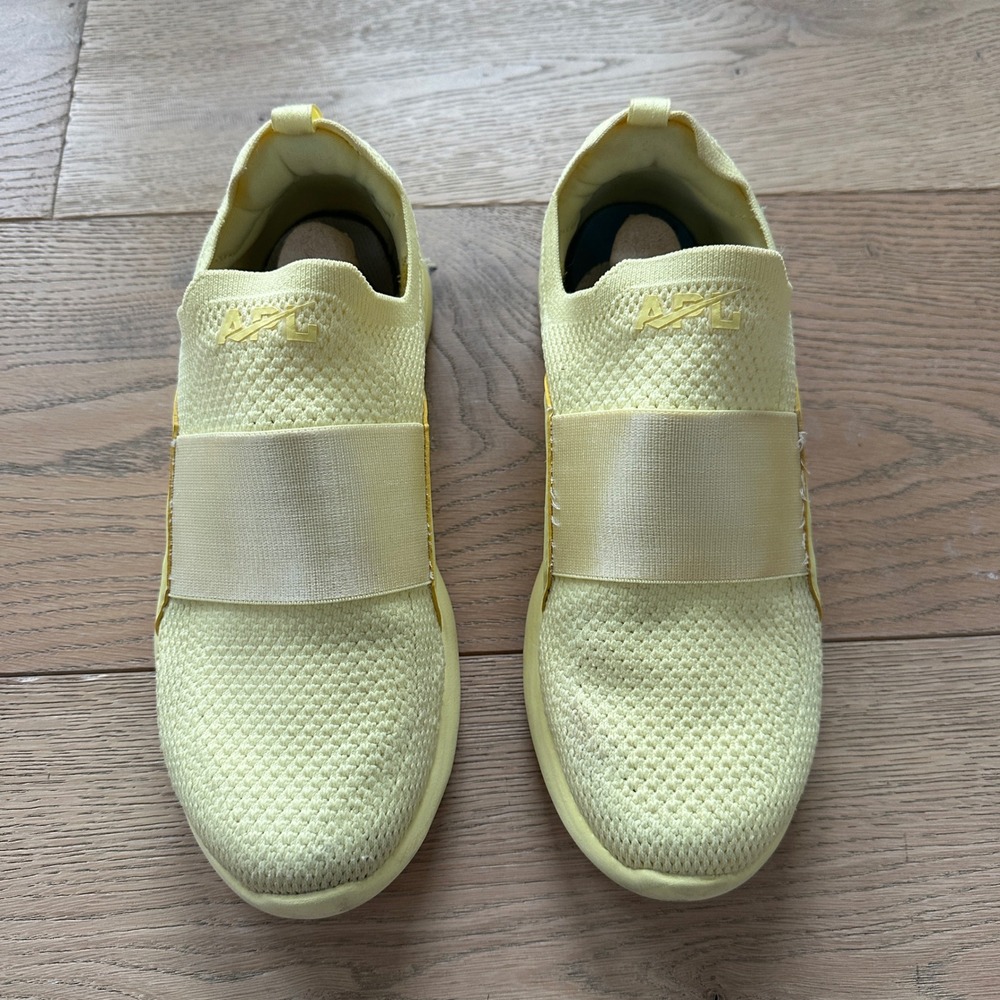 APL Slip-On Athletic Sneakers in Pale Yellow